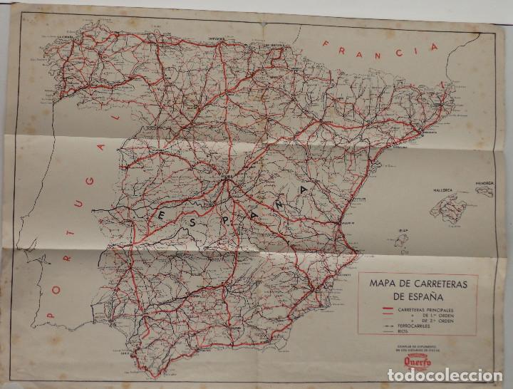 Mapas contempor&aacute;neos: Mapa de carreteras 1953 &ndash; Ediciones Querfo - Foto 1