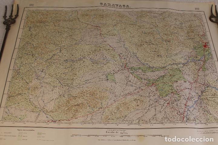 Mapas contempor&aacute;neos: mapa antiguo de caravaca - Foto 1