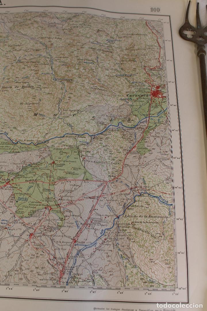 Mapas contempor&aacute;neos: mapa antiguo de caravaca - Foto 2