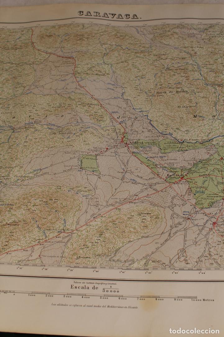 Mapas contempor&aacute;neos: mapa antiguo de caravaca - Foto 3