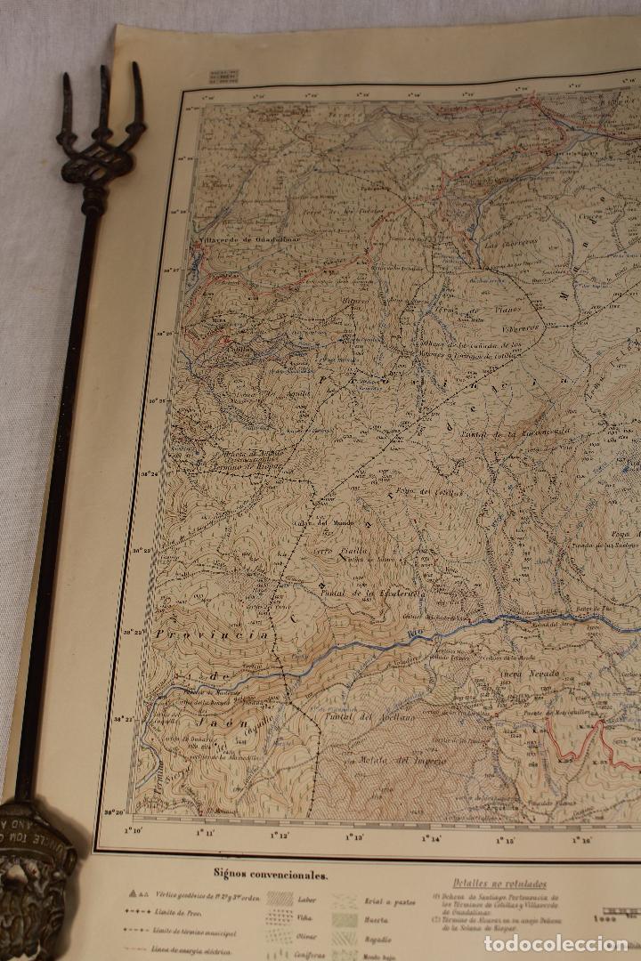 Mapas contempor&aacute;neos: mapa antiguo de yeste - Foto 3