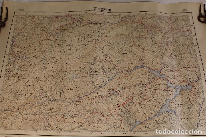 Mapas contempor&aacute;neos: mapa antiguo de yeste - Foto 4