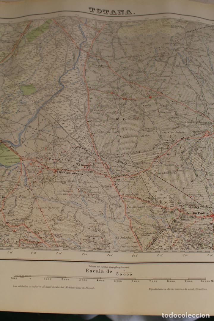Mapas contempor&aacute;neos: mapa antiguo de totana - Foto 2
