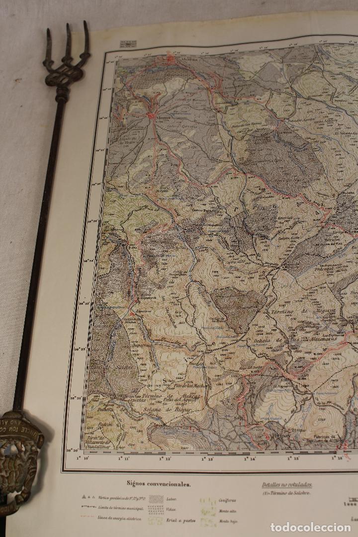 Mapas contempor&aacute;neos: mapa antiguo de alcaraz - Foto 4