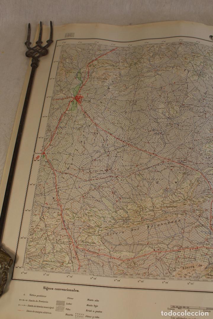 Mapas contempor&aacute;neos: mapa antiguo de ontur - Foto 3