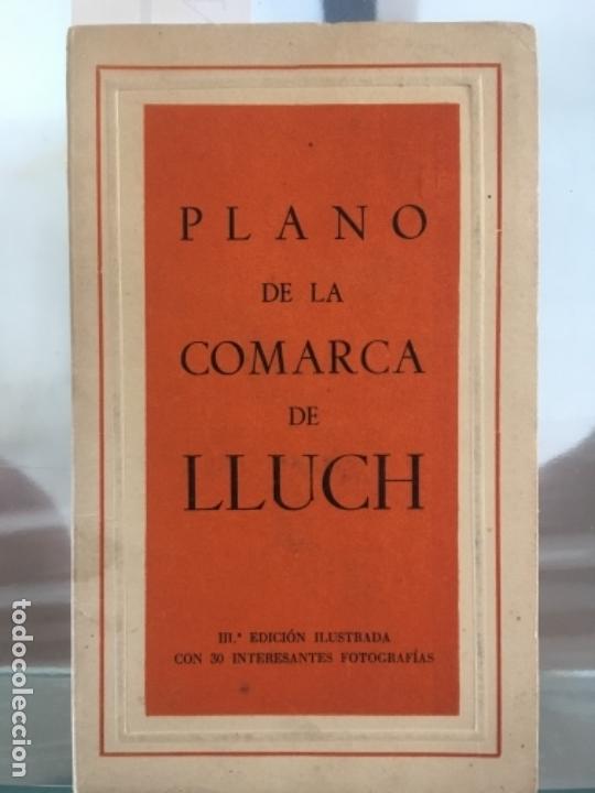 Mapas contempor&aacute;neos: PLANO ITINERARIO DE LA COMARCA DE LLUCH, MALLORCA - Foto 1