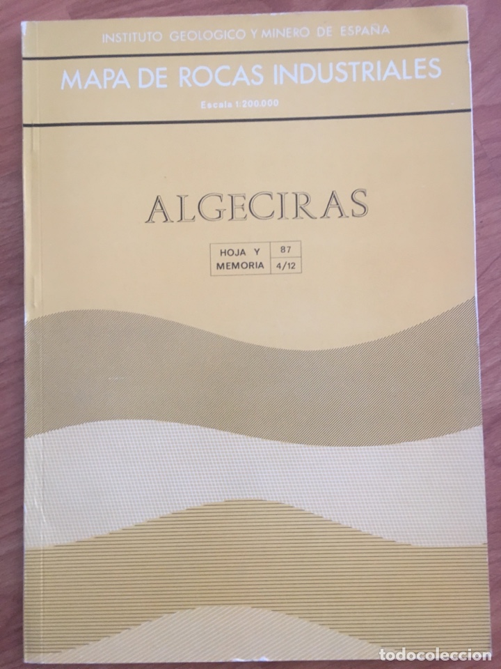 Contemporary maps: Mapa de rocas industriales. Algeciras. IGME. Escala 1: 200000