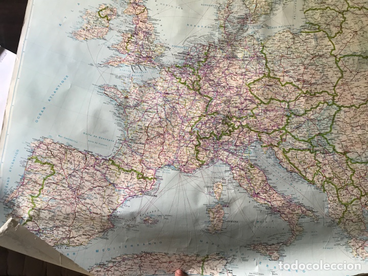 Mapas contempor&aacute;neos: Mapa de Europa. 104 x 87 cm - Foto 2
