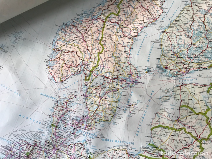Mapas contempor&aacute;neos: Mapa de Europa. 104 x 87 cm - Foto 4