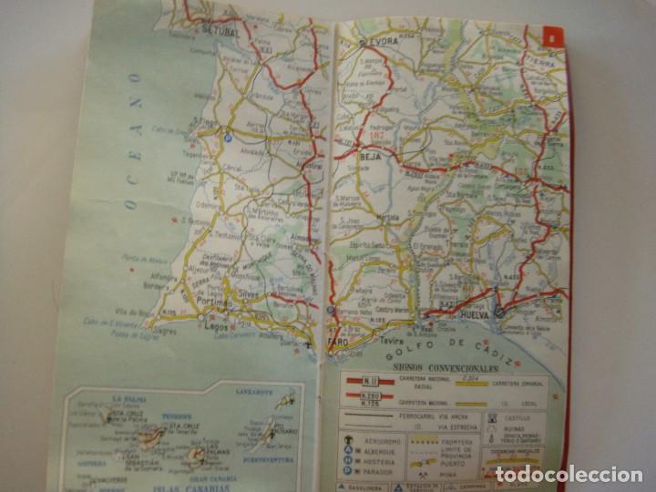 Mapas contempor&aacute;neos: mapa de carreteras a&ntilde;o 1963 - Foto 4