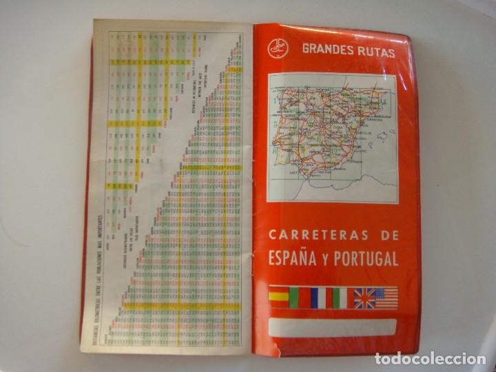 Mapas contempor&aacute;neos: mapa de carreteras a&ntilde;o 1963 - Foto 5