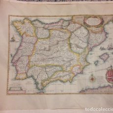 Mapas contemporáneos: MAPA FACSIMIL HISPANIAE AB HESFELO GERARDO DELINEATA 1631