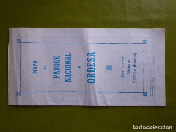 Mapas contempor&aacute;neos: MAPA ORDESA - HOTEL ORDESA 1966 - Foto 1