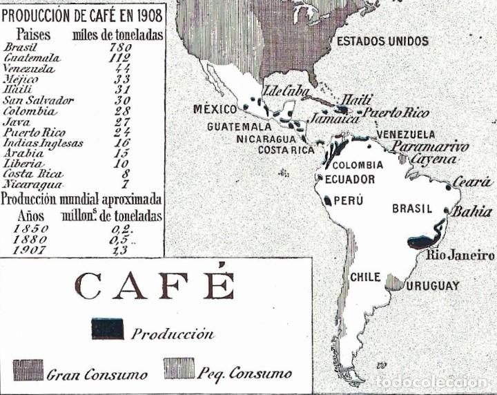 1929 Mapamundi Produccion Mundial De Cafe Y Sold At Auction