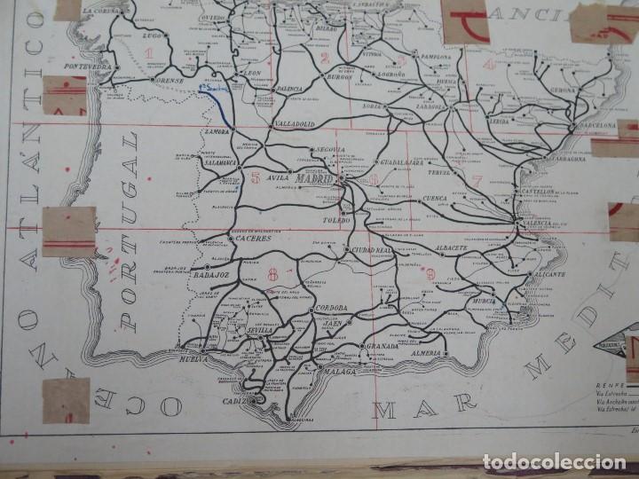 Mapas contempor&aacute;neos: MAPA GENERAL DE LOS FERROCARRILES - Foto 2