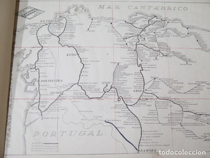 Mapas contempor&aacute;neos: MAPA GENERAL DE LOS FERROCARRILES - Foto 3