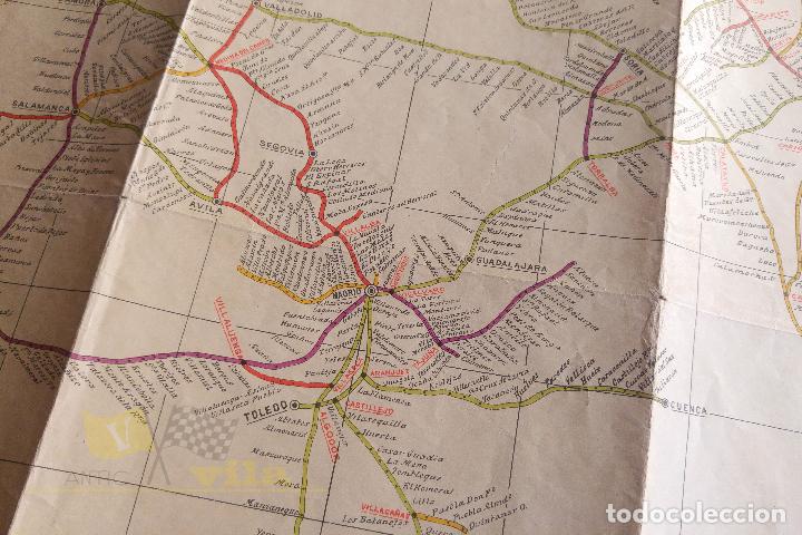 Mapas contempor&aacute;neos: Mapa de los ferrocarriles espa&ntilde;oles - Compilaci&oacute;n Giol - Foto 1