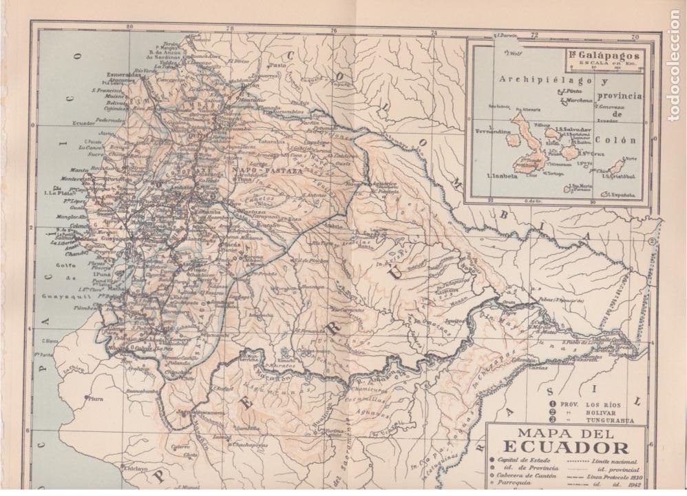 Mapas contempor&aacute;neos: Mapa de Ecuador - 1954 - Foto 1