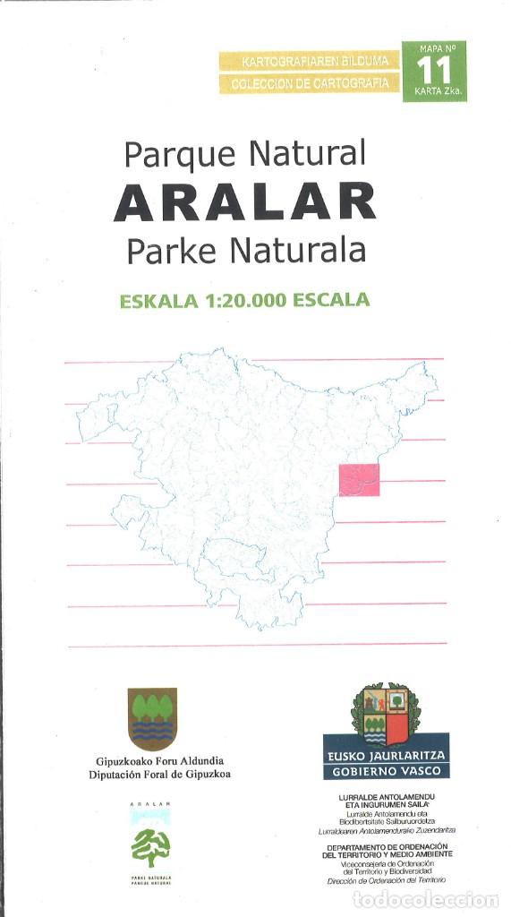 Mapas contempor&aacute;neos: Mapa del Parque Natural de Aralar. - Foto 1