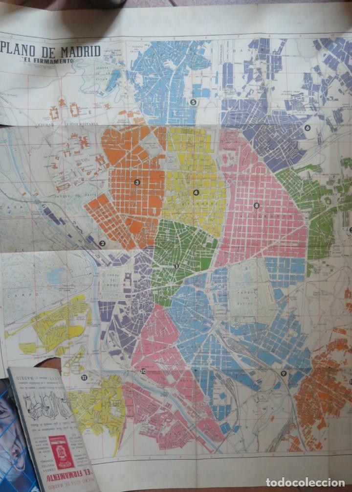 Mapas contempor&aacute;neos: PLANO DE MADRID. EL FIRMAMENTO - Foto 4