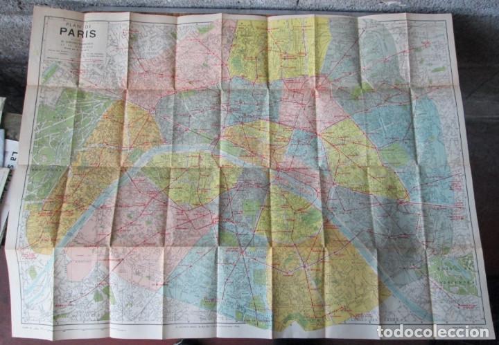 Mapas contempor&acirc;neos: MAPA DE PAR&Iacute;S Escala 1/17.000 - Hay dos uno por cada cara