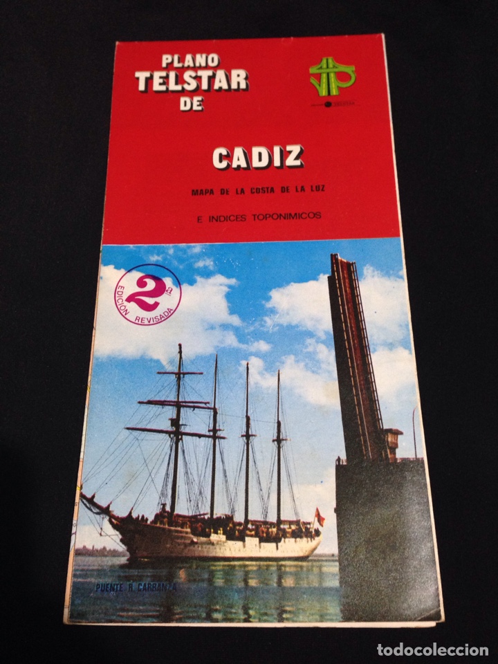 Mapas contempor&aacute;neos: Plano de Cadiz,ediciones Telstar-a&ntilde;o 1981. - Foto 1