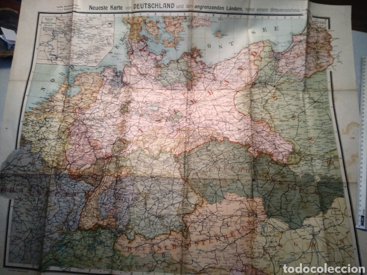 Mapas contempor&aacute;neos: MAPA DEUTSCHLAND. A&Ntilde;OS 30. - Foto 1