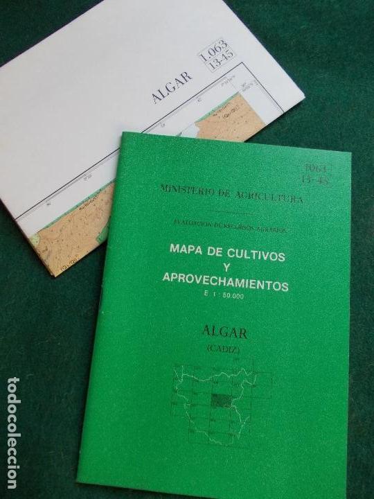 Mappe contemporanee: MAPA DE CULTIVOS Y APROVECHAMIENTOS E 1 . 50.000 ALGAR  MINISTERIO DE AGRICULTURA