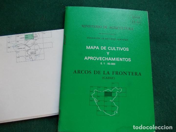 Mappe contemporanee: MAPA DE CULTIVOS Y APROVECHAMIENTOS E 1 . 50.000 ARCOS DE LA F. MINISTERIO DE AGRICULTURA