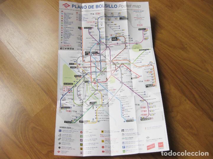 Mapas contempor&aacute;neos: PLANO DEL METRO DE MADRID DE OCTUBRE DE 2018 - Foto 2