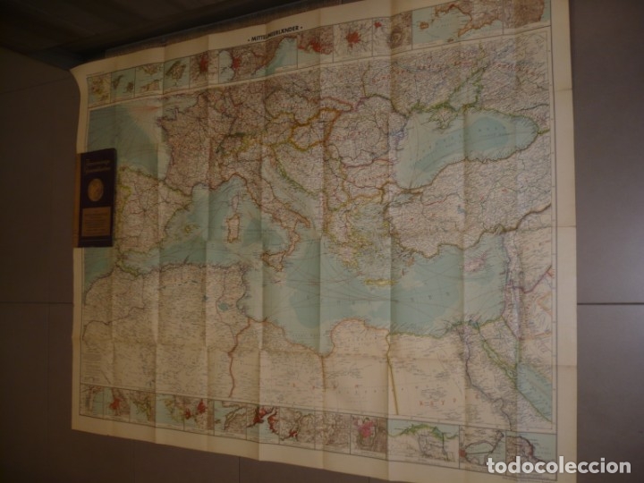 Contemporary maps: PAISES MEDITERRANEOS  FLEMMMINGS GENERALKARTEN  1:4000000 N 49 1920 BERLIN