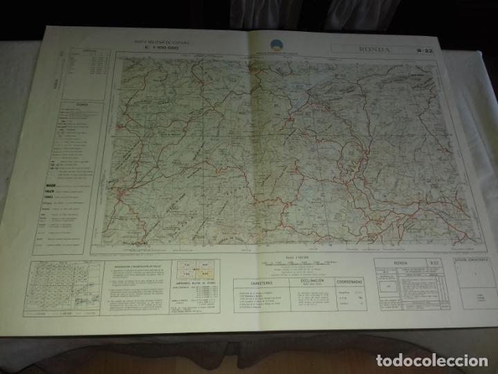 Mapas contempor&aacute;neos: MAPA. SERVICIO GEOGRAFICO DEL EJERCITO. RONDA. ( MALAGA ). 1977. - Foto 1