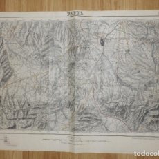 Mapas contemporáneos: MAPA - PADUL - GRANADA - INSTITUTO GEOGRÁFICO Y CATASTRAL - 1ª EDICIÓN 1931 - 63 X 47,7 CM - 1:50000