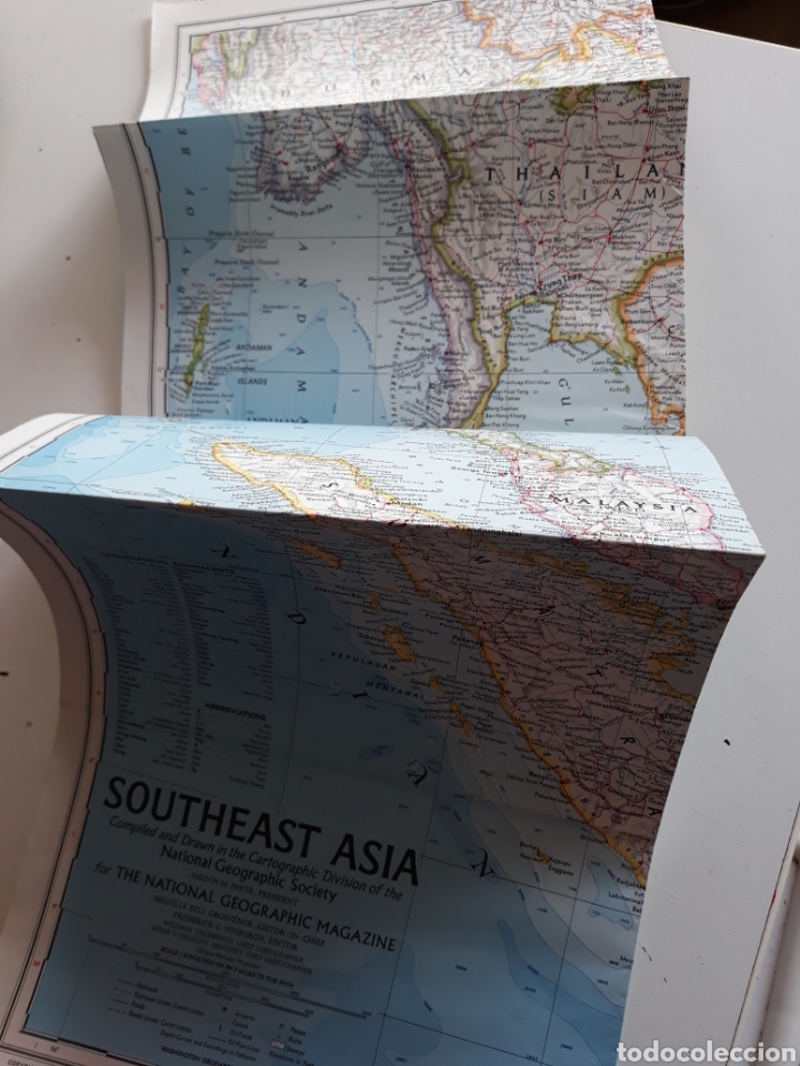Mapas contempor&aacute;neos: MAPA SOUTHEAST ASIA 1968 - Foto 2