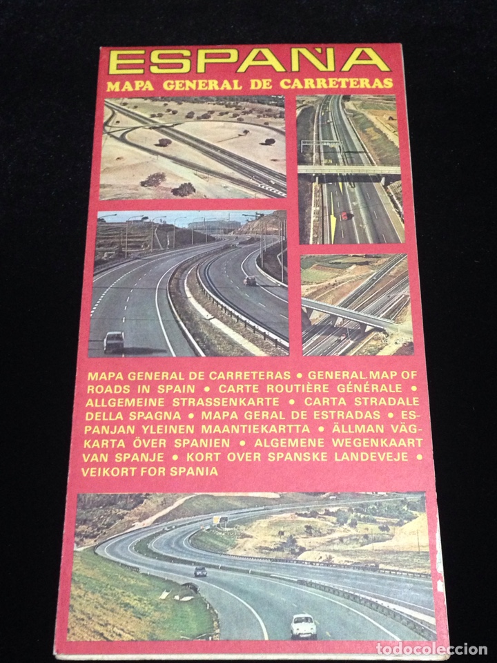Mapas contempor&aacute;neos: Espa&ntilde;a,mapa general de carretera,a&ntilde;o 1973. - Foto 1