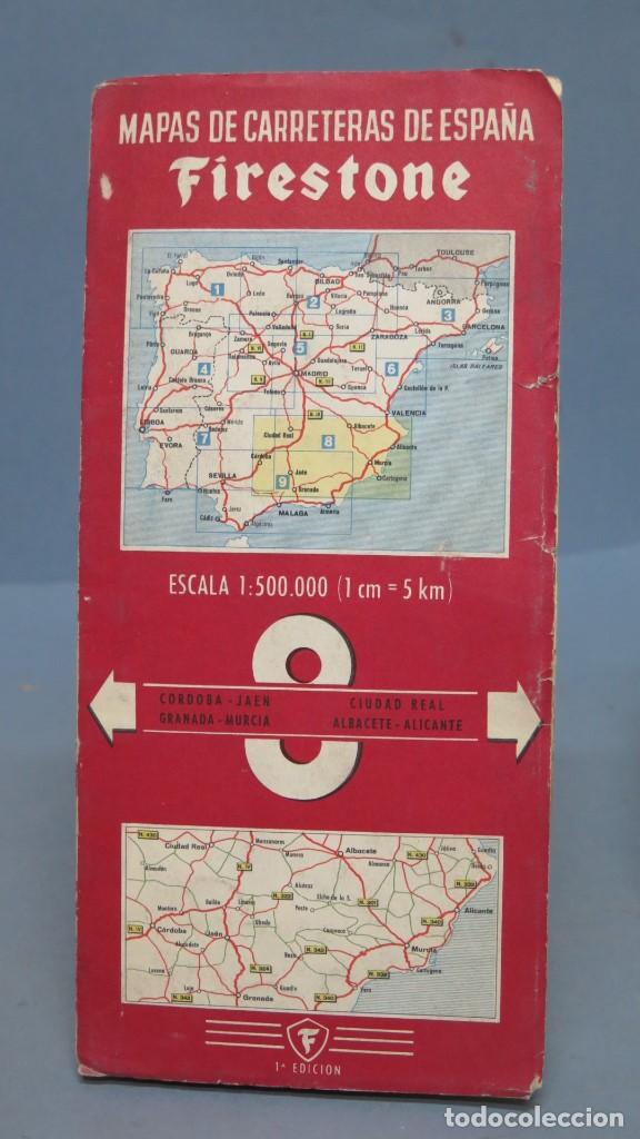 Mapas contempor&aacute;neos: PRIMERA EDICION. MAPA DE CARRERETAS FIRESTONE. 8 - Foto 1