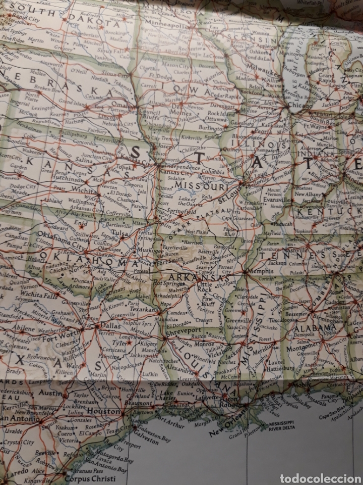 Mapas contempor&aacute;neos: MAPA NORTH AMERICA 1952 - Foto 3