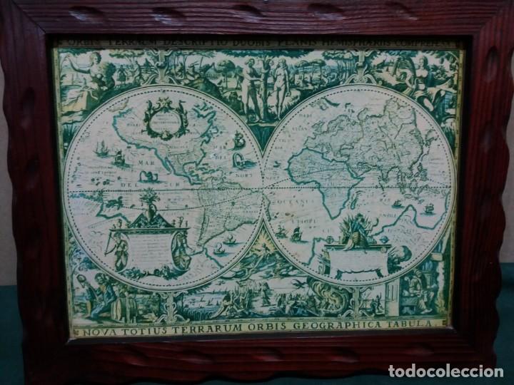 Mapas contempor&aacute;neos: CUADRO MAPA ANTIGUO - Foto 1