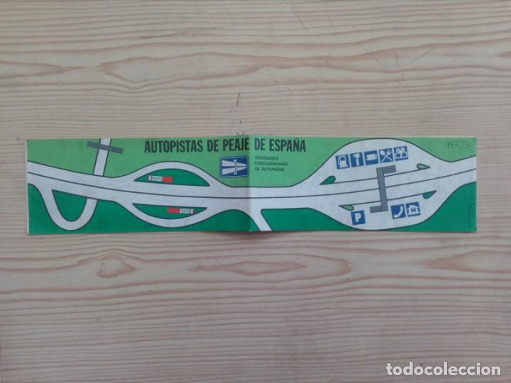 Mapas contempor&acirc;neos: Mapa Carretera Autopistas De Peaje De Espa&ntilde;a