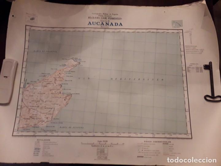 Mapas contempor&aacute;neos: Mapa de Aucanada - Foto 1