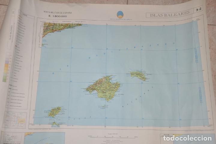 Mapas contempor&aacute;neos: mapa militar islas baleares - Foto 1