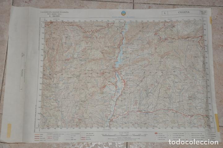 Mapas contempor&aacute;neos: mapa militar oliana - Foto 1