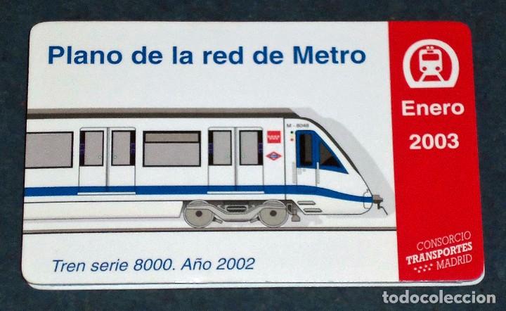 Mapas contempor&aacute;neos: Mapa / Plano METRO de Madrid - Enero 2003 - Foto 1