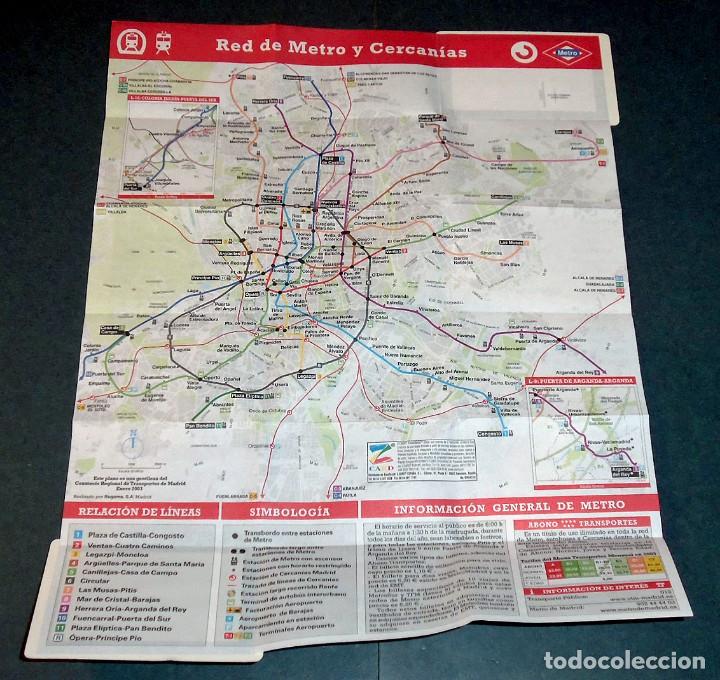 Mapas contempor&aacute;neos: Mapa / Plano METRO de Madrid - Enero 2003 - Foto 2