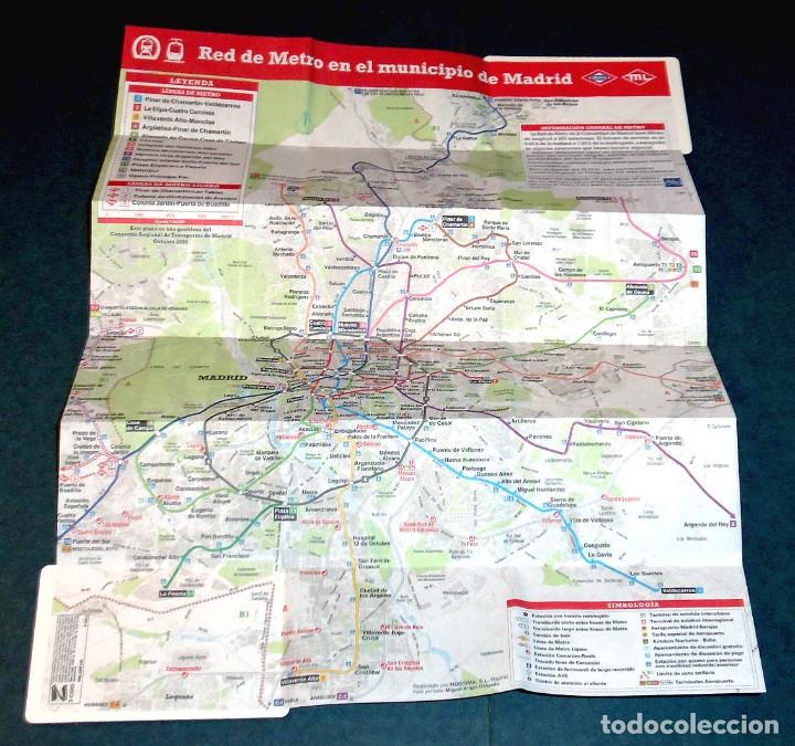 Mapas contempor&aacute;neos: Mapa / Plano METRO de Madrid - Octubre 2008 - Foto 2