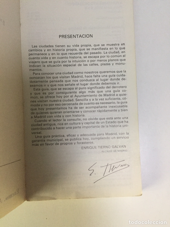 Mapas contempor&aacute;neos: Plano gu&iacute;a de Madrid 1981 - Foto 3