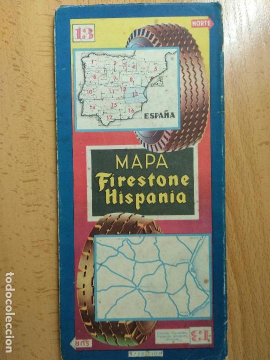 Mappe contemporanee: MAPA FIRESTONE N&ordm; 13 CUENCA CASTELLON VALENCIA ALBACETE 3&ordf; EDICION