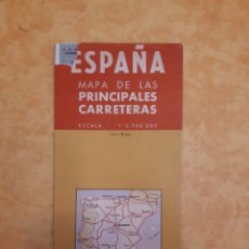 Mapas contemporáneos: MAPA PRINCIPALES CARRETERAS MICHELÍN. Lote 163171422