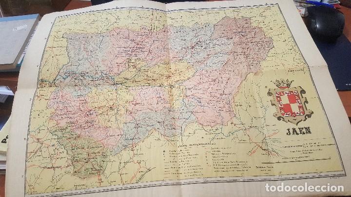 Mapas contempor&aacute;neos: mapa de jaen, editorial martin, entelado - Foto 1