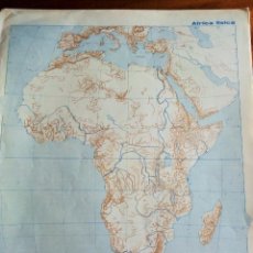 Mapas contemporáneos: ÁFRICA FÍSICA. MOD. 7140. EDITORIAL TEIDE 1.964